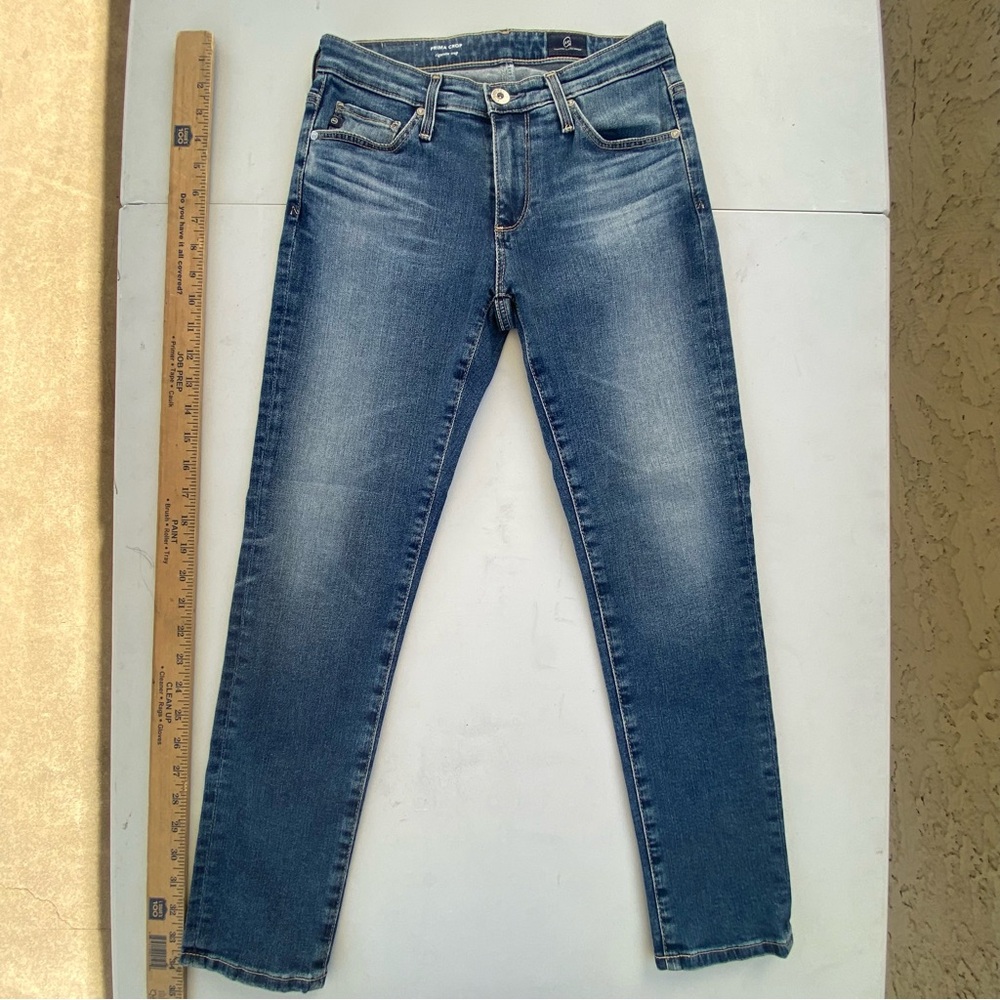 NWT AG Prima Crop 24 00 Slim Straight Jeans